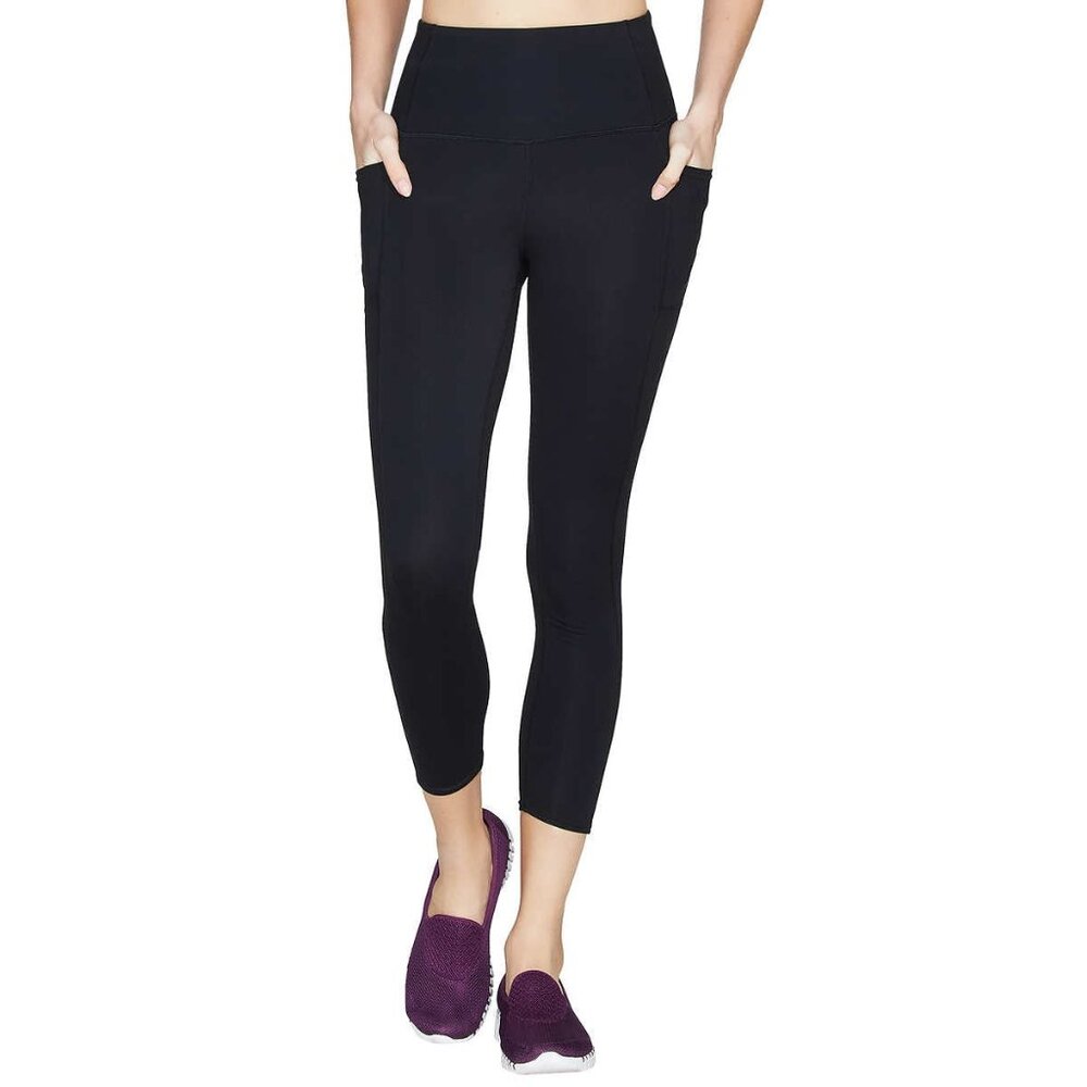 Skechers Ladies' Gowalk High Waist 7/8 Tight (Ink Floral, X-Small) - Picture 2 of 5